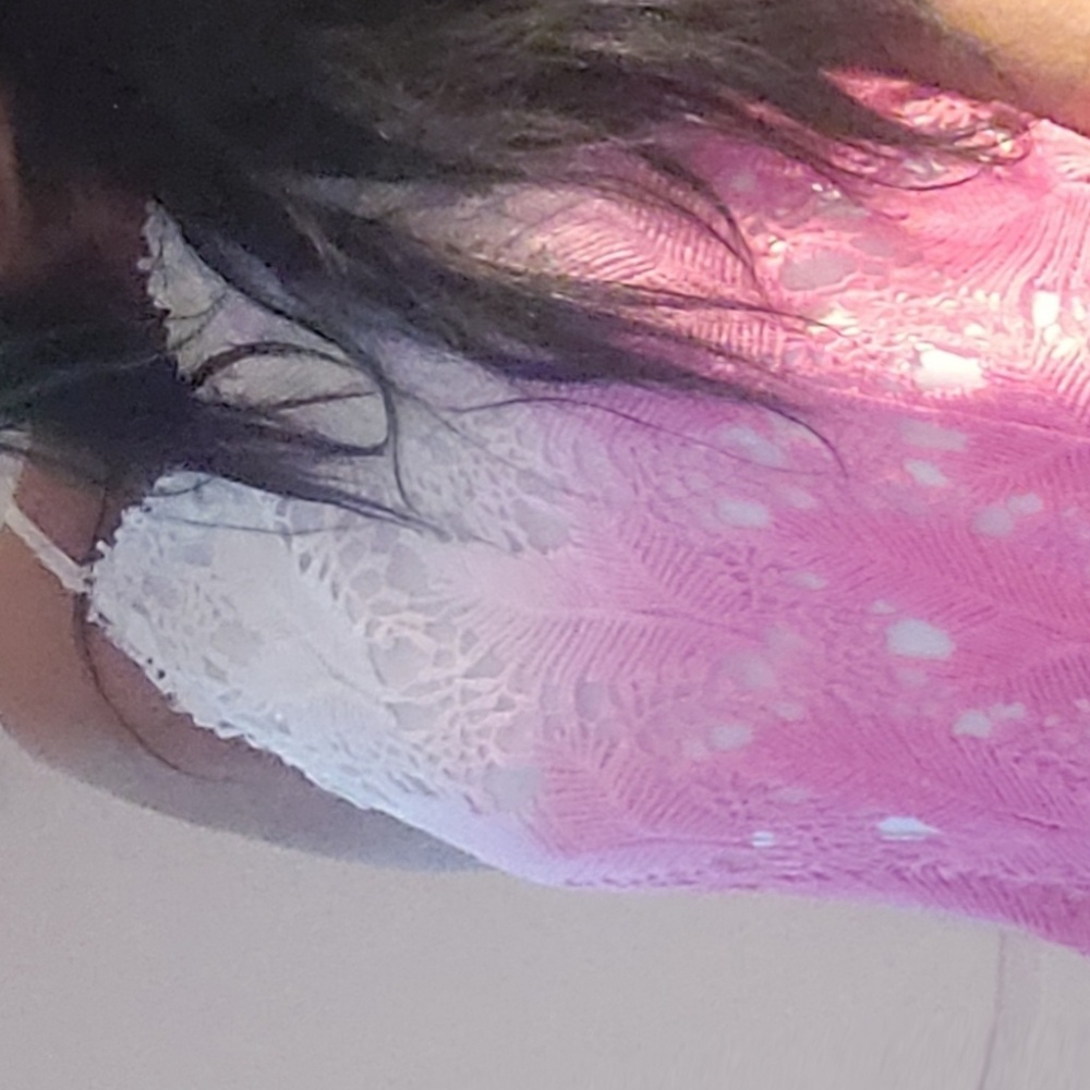 Crocheted Spaghetti Strap Blouse